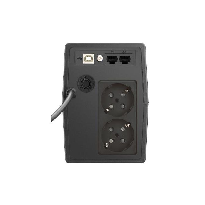 PHASAK SAI 600VA Esential Interactivo - Pantalla tC!ctil con USB + RJ45 1