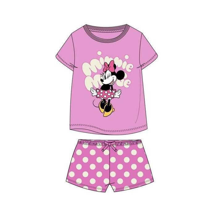 Pijama corto single jersey minnie 7 años