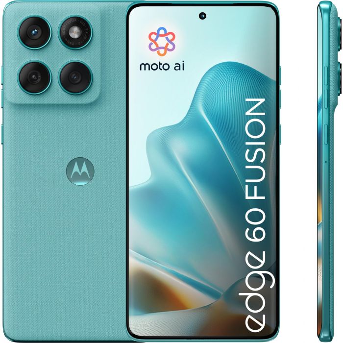 Motorola edge 60 fusion 256GB 8GB RAM 5G 6.67" P-OLED 120Hz 50MP Cámara 5200mAh IP68 Turquesa 1 Motorola edge 60 fusion 256GB 8GB RAM 5G 6.67" P-OLED 120Hz 50MP Cámara 5200mAh IP68 Turquesa 1