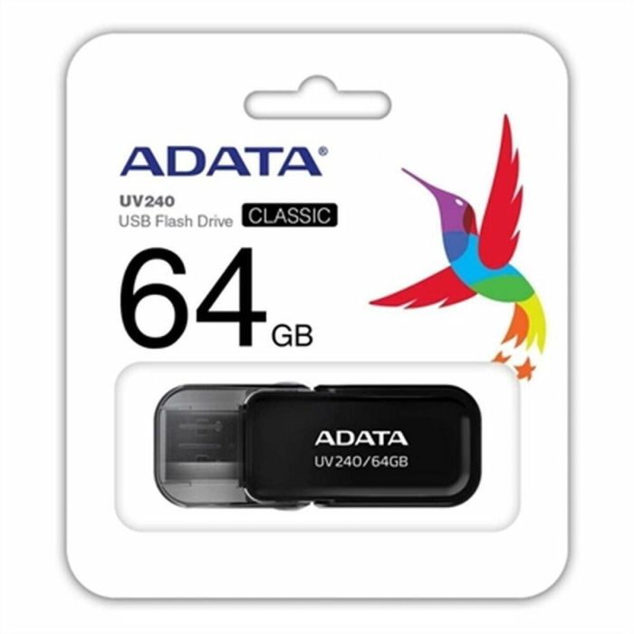 Adata Memoria USB 2.0 UV240 64GB Negro - Modelo AUV240-64G-RBK 2