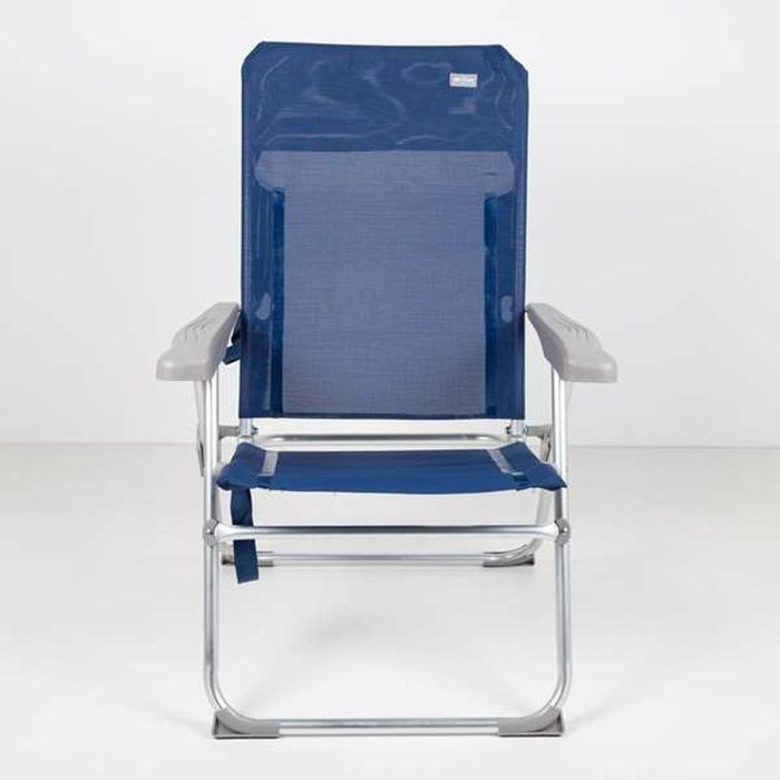 Silla playa plegable aluminio 6 pisiciones 47x60x94 cm con asa. 5 Silla playa plegable aluminio 6 pisiciones 47x60x94 cm con asa. 5