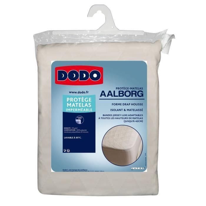 Protector de colchón DODO Aalborg - Acolchado e impermeable - 90x190 cm Protector de colchón DODO Aalborg - Acolchado e impermeable - 90x190 cm
