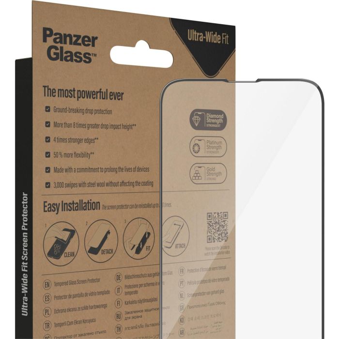 PanzerGlass iPhone 14/13/13 Pro Protector de Pantalla Ultrawide AB 5 PanzerGlass iPhone 14/13/13 Pro Protector de Pantalla Ultrawide AB 5