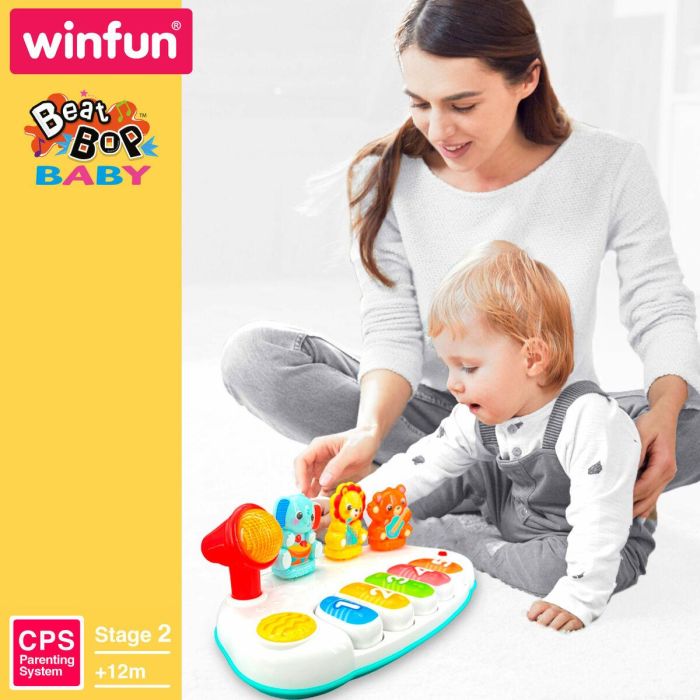 Piano de juguete Winfun 26 x 11 x 15 cm (4 Unidades) 2 Piano de juguete Winfun 26 x 11 x 15 cm (4 Unidades) 2