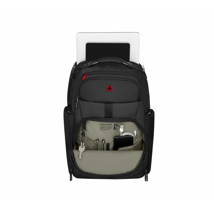 WENGER Meteor 43,18cm 17Zoll Laptop Backpack with Tablet Pocket Black 3 WENGER Meteor 43,18cm 17Zoll Laptop Backpack with Tablet Pocket Black 3