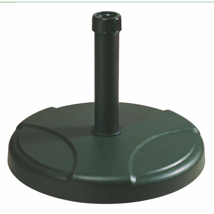 Base para Sombrilla 48 x 48 x 6,5 cm Cemento Verde oscuro