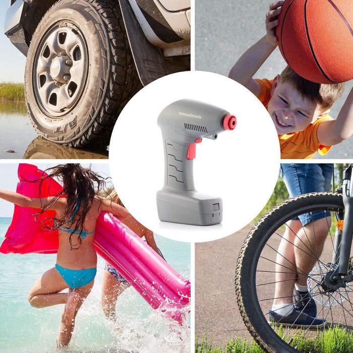 Compresor de Aire Portátil con LED Airpro+ InnovaGoods 7 Compresor de Aire Portátil con LED Airpro+ InnovaGoods 7