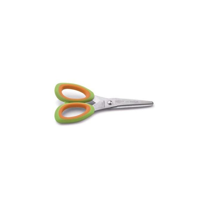 Tijeras Escolares Faibo 14 Cm. Soft Empuñadura Bi-Materia 10 unidades