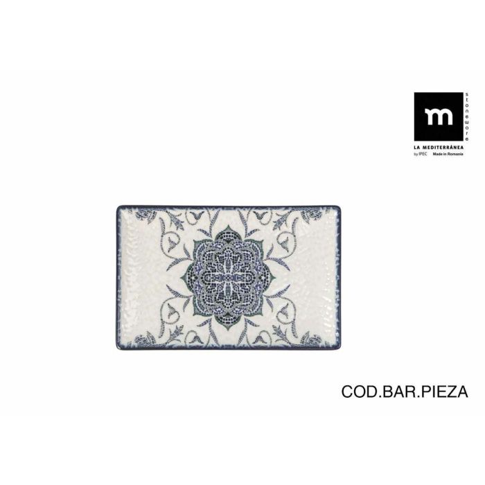 Fuente de Cocina La Mediterránea Rosetta Rectangular 20 x 13 x 2 cm (24 Unidades) 1 Fuente de Cocina La Mediterránea Rosetta Rectangular 20 x 13 x 2 cm (24 Unidades) 1