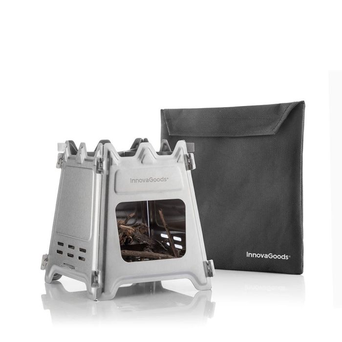Hornillo de acero desmontable para acampada flamet v0103482 innovagoods 3 Hornillo de acero desmontable para acampada flamet v0103482 innovagoods 3