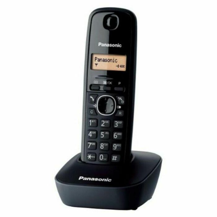 Teléfono Inalámbrico Panasonic KX-TG1611SPH Negro Ambar 2