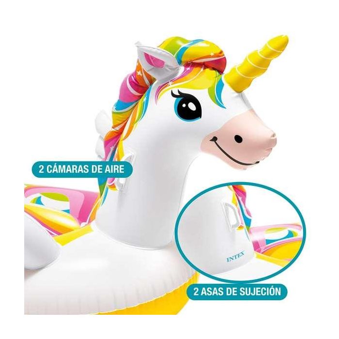 Figura hinchable unicornio 198x140x97 cm (+ 3 años) 8