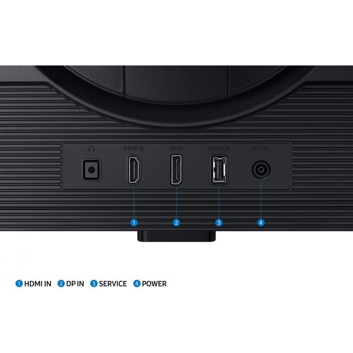 Samsung Odyssey G5 S27DG500EU Monitor Gaming 27" QHD IPS 1ms 180Hz HDR400 HDMI DP Pivot Black 10