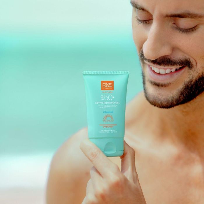 Martiderm SUN CARE ACTIVE [D] HYDRA GEL Protector Solar Gel SPF50+ 50 ml - Resistente al Sudor, Textura Ligera 1