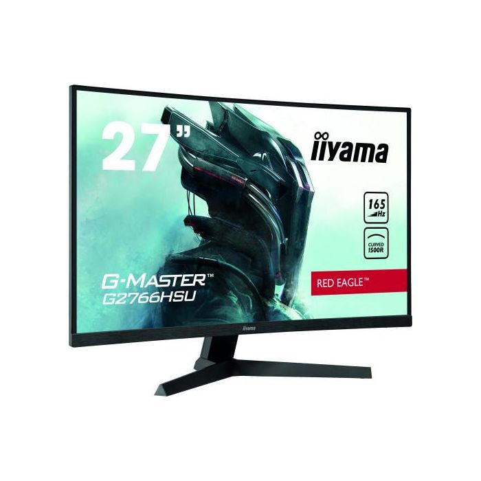 Iiyama G2766HSU-B1 Monitor Gaming 27" FHD 1920 x 1080, 1ms, 165Hz, VA, Curvo 1500R, FreeSync Premium, Negro 2