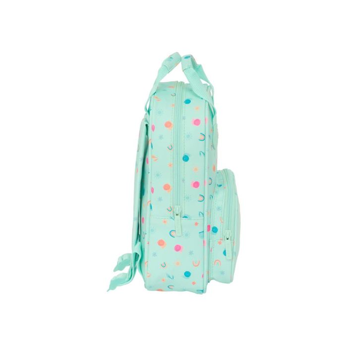 Mochila Infantil Safta Caracol Turquesa 20 x 28 x 8 cm 2