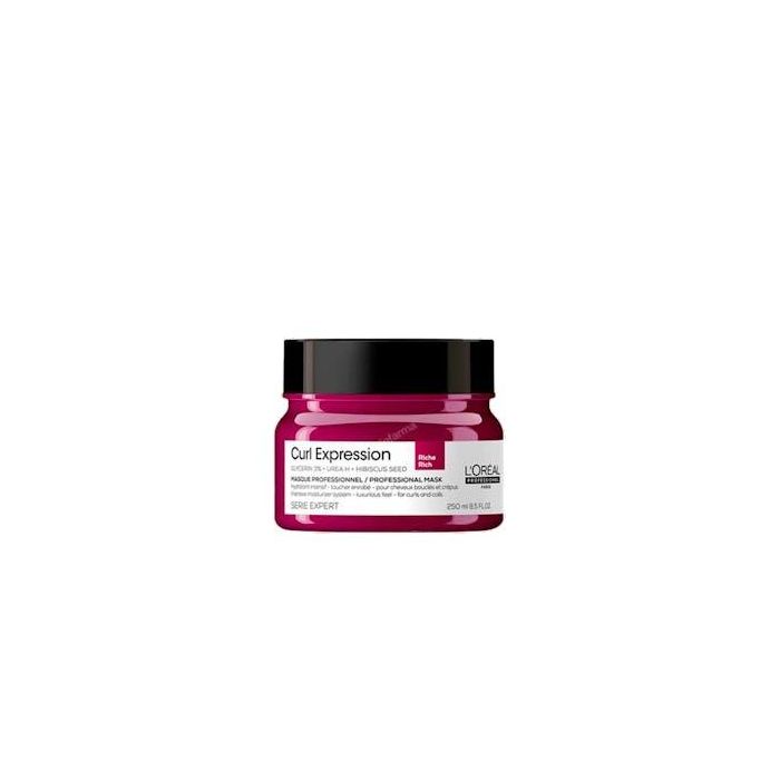 L'Oreal Mascarilla Hidratante Intensiva Curl Expression - Brillo y Control de Encrespamiento 250ml