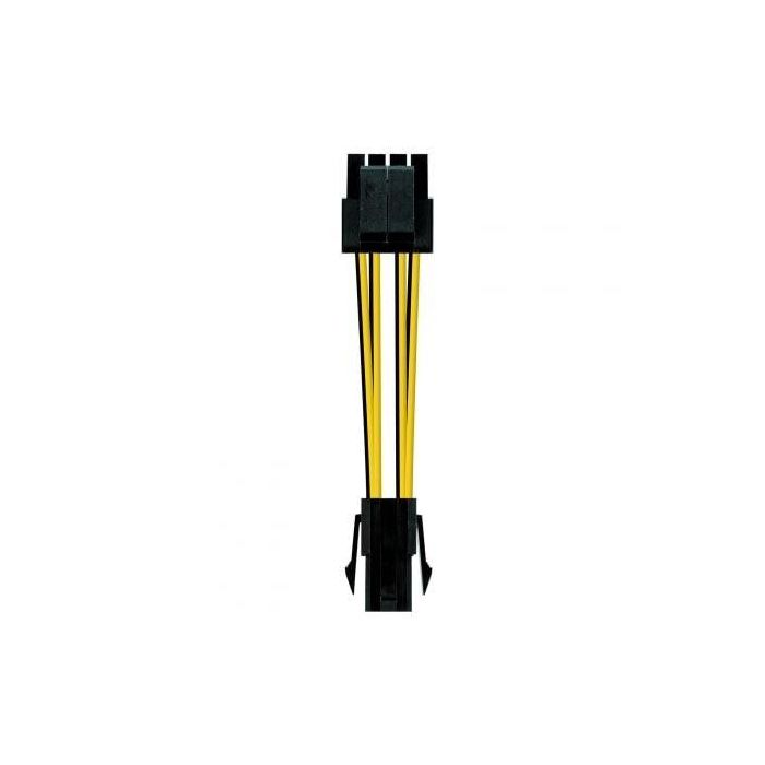 Nanocable 10.19.1401 Cable de Alimentación Microprocesador Molex 4+4 PIN Macho a Molex 4 PIN Hembra 15cm 2