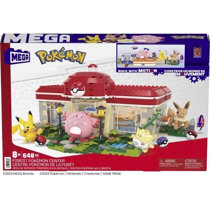Centro Pokemon Del Bosque - Mega - Hnt93 - Ladrillos de Construcción con Licencia Megabloks 2 Centro Pokemon Del Bosque - Mega - Hnt93 - Ladrillos de Construcción con Licencia Megabloks 2