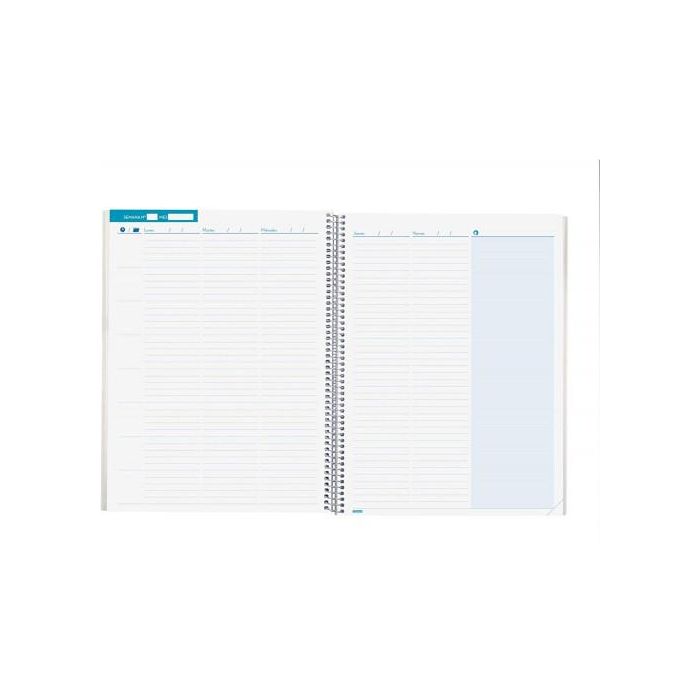 Planificador De Clases Finocam Del Docente Espiral Tapa Pp S/V 230X310 Con Goma No Fechado 2