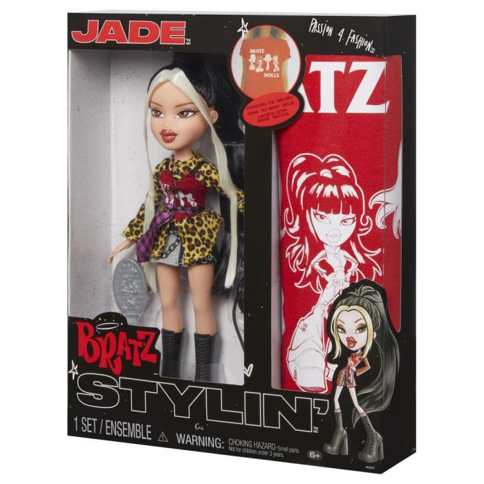MGA Muñeca Jade Stylin + Camiseta Bratz