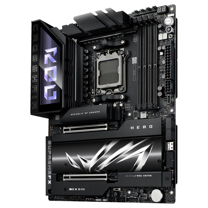 ASUS ROG CROSSHAIR X870E HERO Placa Base ATX, Socket AM5, DDR5-SDRAM 6 ASUS ROG CROSSHAIR X870E HERO Placa Base ATX, Socket AM5, DDR5-SDRAM 6