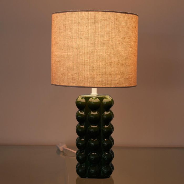 Home Deco Factory Lámpara De Cerámica Verde Colección Cocooning