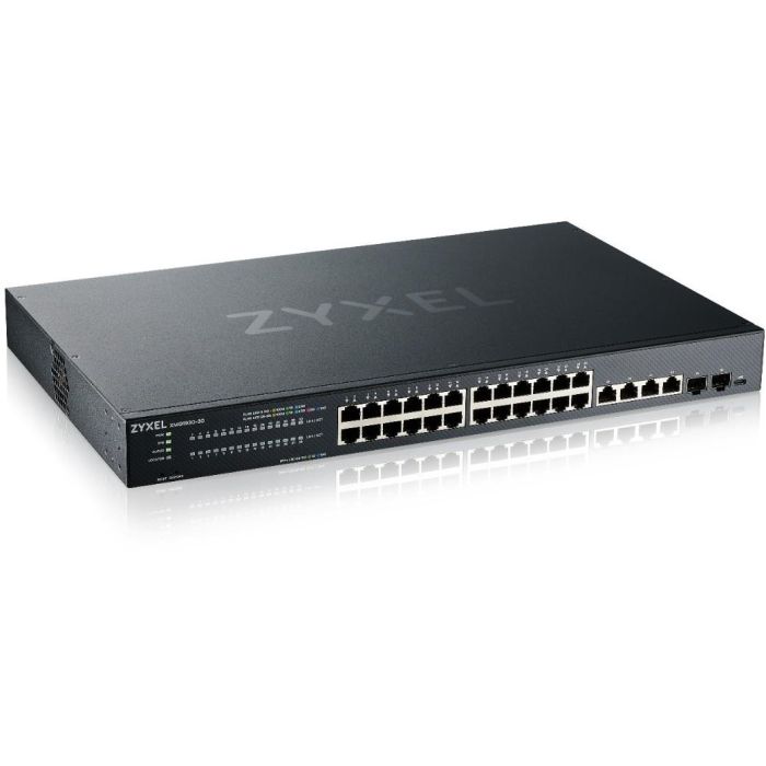 Zyxel XMG1930-30 Switch Gestionado L3 24x 2.5G + 4x 10G Ethernet SFP+ Montaje en Rack 1 Zyxel XMG1930-30 Switch Gestionado L3 24x 2.5G + 4x 10G Ethernet SFP+ Montaje en Rack 1