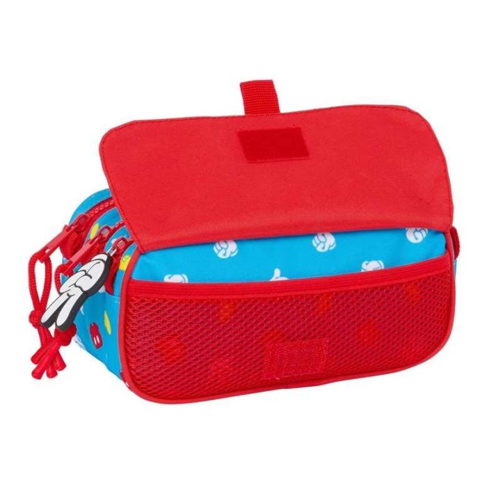 Portatodo Doble Mickey Mouse Clubhouse Fantastic Azul Rojo 21,5 x 10 x 8 cm 3 Portatodo Doble Mickey Mouse Clubhouse Fantastic Azul Rojo 21,5 x 10 x 8 cm 3