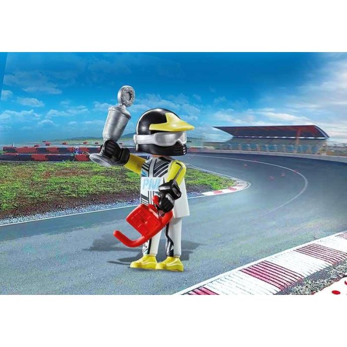 Figura piloto de carreras playmobil friends 1 Figura piloto de carreras playmobil friends 1