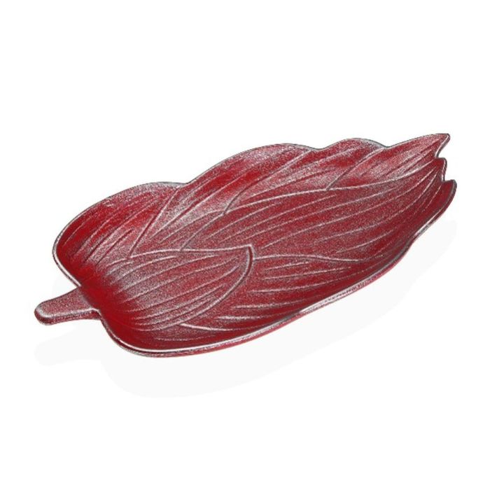 Centro de Mesa Versa Rojo Madera MDF 18,5 x 3 x 39,5 cm Hoja 1