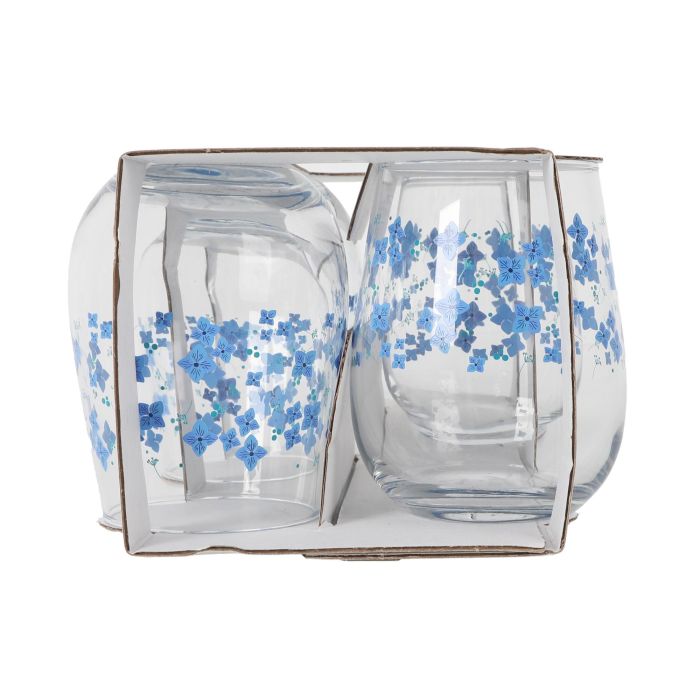 Set de 4 Vasos Gaia Flores 360 cc - LAV (6 Cajas) 2 Set de 4 Vasos Gaia Flores 360 cc - LAV (6 Cajas) 2