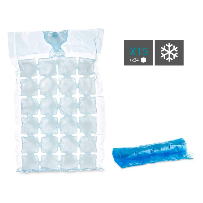 Bolsa 24 Cubitos De Hielo 12Uds Leknes 20X6CM (32 Unidades) 1 Bolsa 24 Cubitos De Hielo 12Uds Leknes 20X6CM (32 Unidades) 1