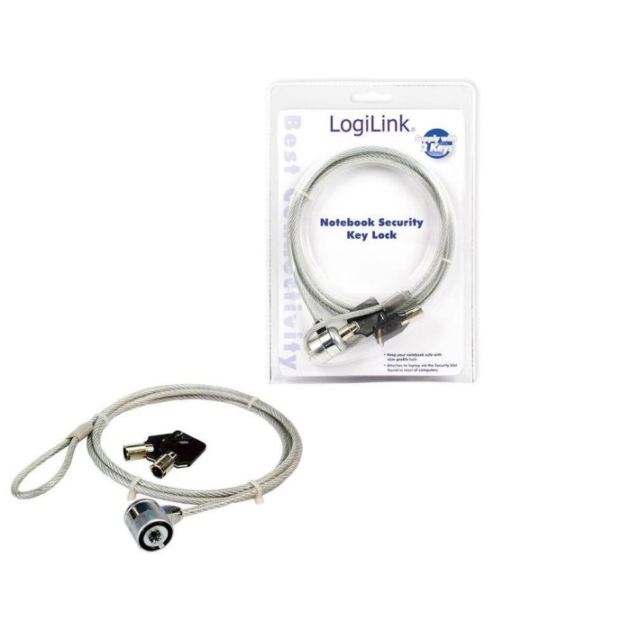 LogiLink Notebook Security Lock, 1.5mNotebook Security Lock, 1.5 m