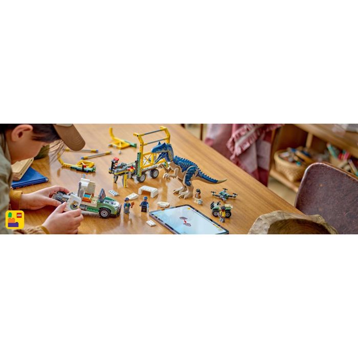 LEGO 76966 Jurassic World Dinosaurier-Missionen: Allosaurus-Transporter, Set de Construcción de Dinosaurios 5