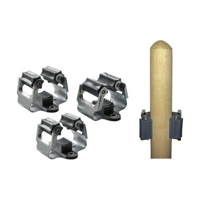Soporte para Escobas Gris (5,5 x 5 x 4,5 cm) 1