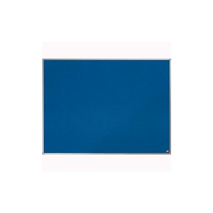 Nobo Tablón De Anuncios Essence, Marco De Aluminio 1200x900 mm, Fieltro Azul Nobo Tablón De Anuncios Essence, Marco De Aluminio 1200x900 mm, Fieltro Azul