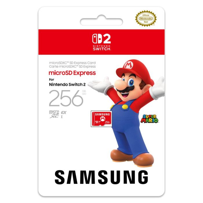 Samsung SKU 10016156 Tarjeta Micro SD Express 256 GB compatible con Nintendo Switch 2 3