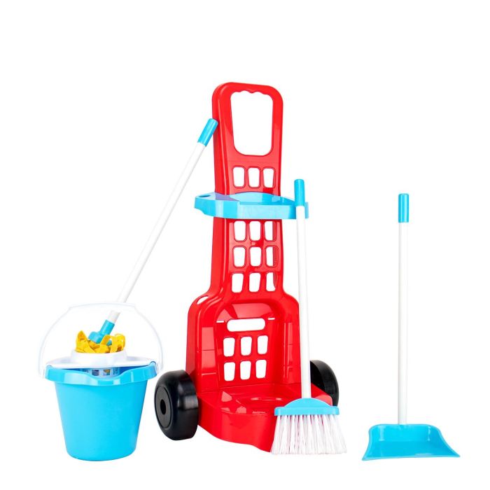 Carrito De Limpieza Rojo Grande T00988 1 Carrito De Limpieza Rojo Grande T00988 1