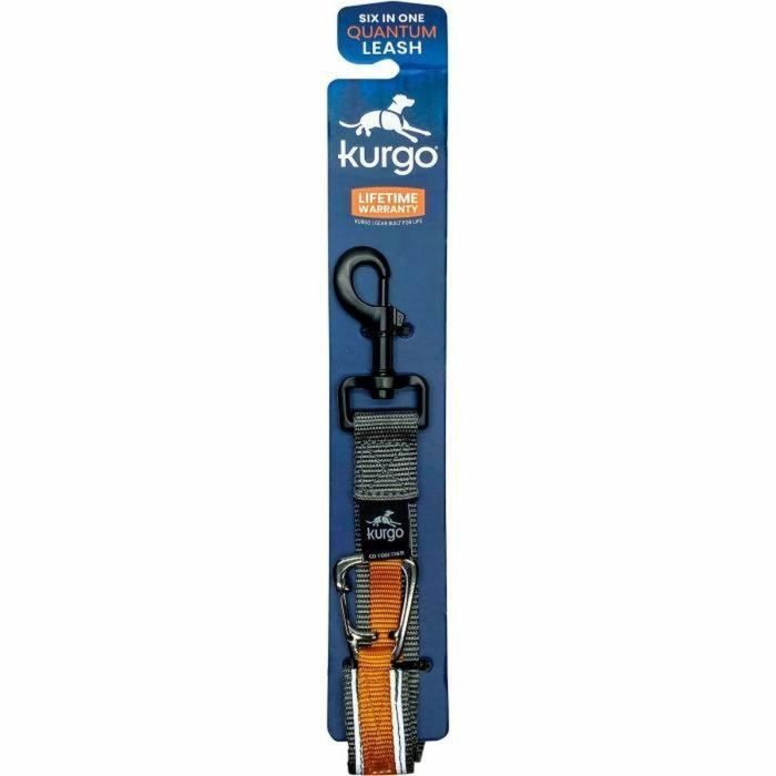 Kurgo Correa manos libres Quantum 6 posiciones 120 a 180 cm Naranja KUR0729849177451 2