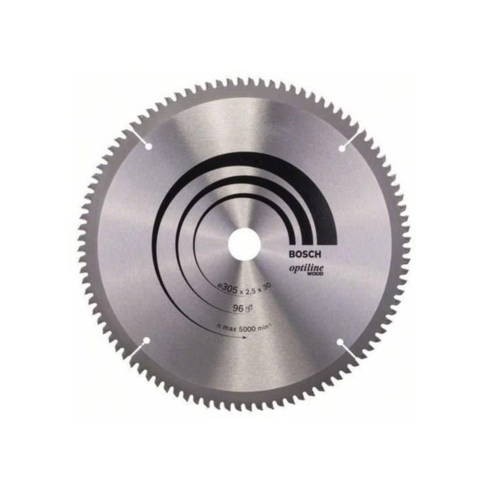 Hoja de sierra circular de carburo BOSCH PROFESSIONAL 305 x 30 x 2,5 mm (96 dientes) - Madera Hoja de sierra circular de carburo BOSCH PROFESSIONAL 305 x 30 x 2,5 mm (96 dientes) - Madera