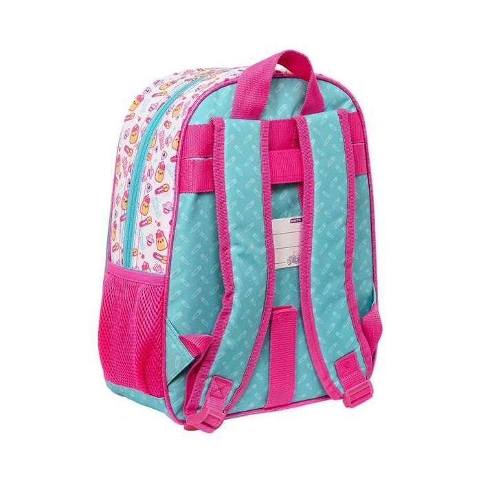 Mochila Escolar The Bellies 26 x 34 x 11 cm Morado Turquesa Blanco 5 Mochila Escolar The Bellies 26 x 34 x 11 cm Morado Turquesa Blanco 5