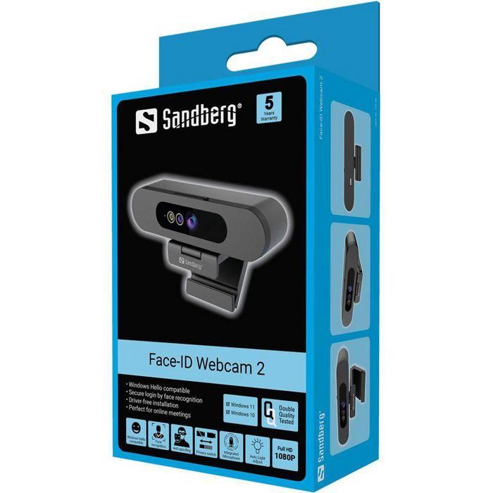 Sandberg Face-ID Webcam 2 9 Sandberg Face-ID Webcam 2 9