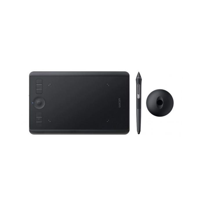 Wacom Intuos Pro S Tableta Digitalizadora Inalámbrica Profesional - Área Activa 160x100mm Bolígrafo Incluido Negro