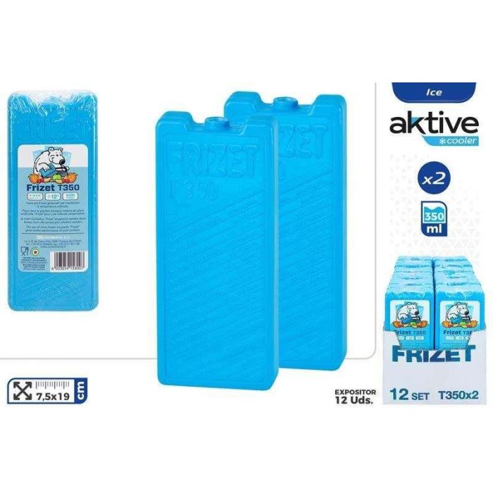 Acumulador de frio frizet en pack de 2, 350 ml 2