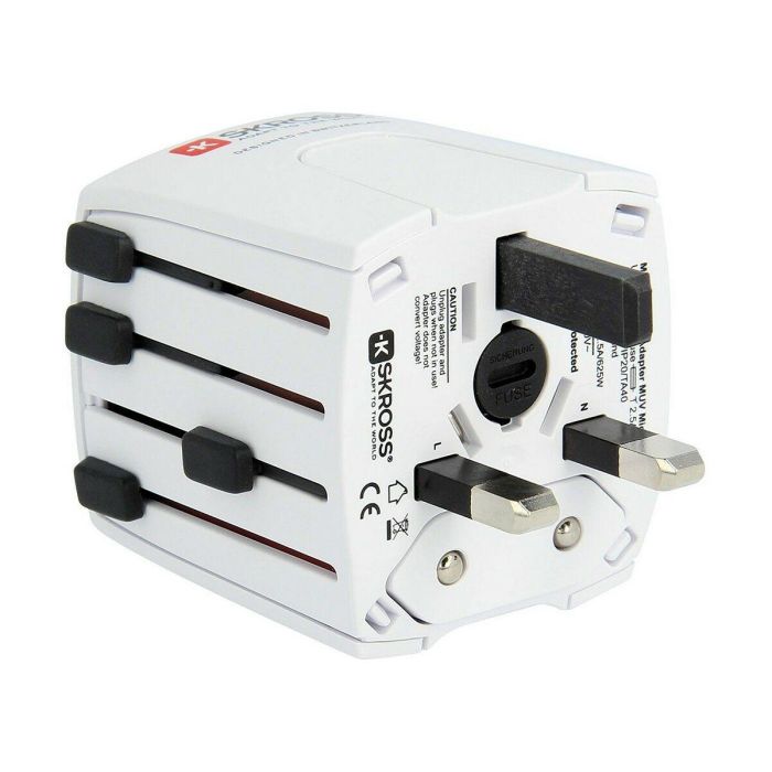 Adaptador de Enchufe Universal de Viaje Skross 1302180 5 Adaptador de Enchufe Universal de Viaje Skross 1302180 5