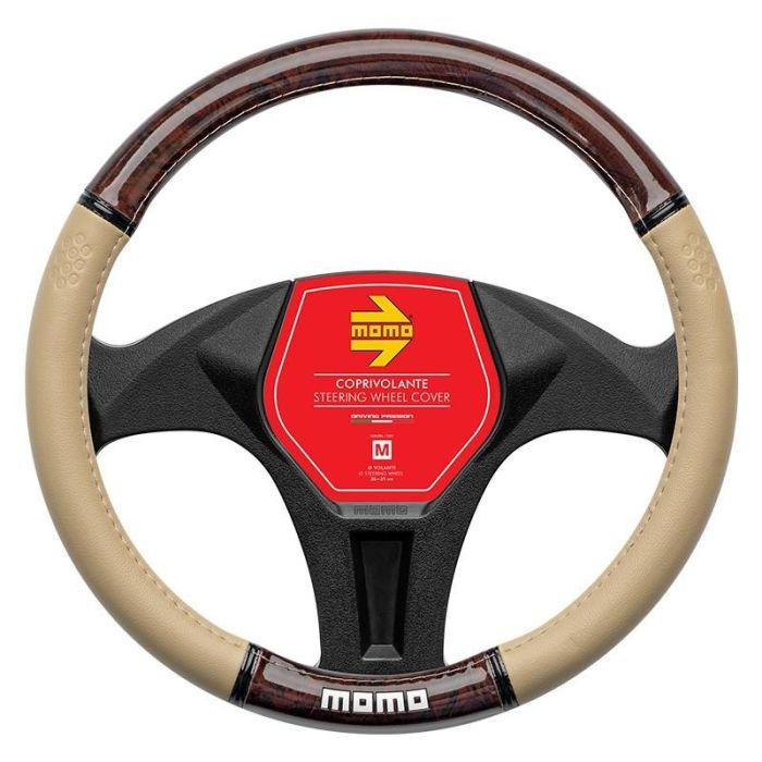 Funda Volante Momo Luxury Wood Beige M 38-39 cm MOMLSWC0LXBEW
