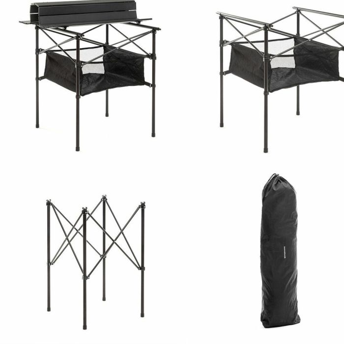 Mesa de Camping Plegable con Cesta y Funda Folble InnovaGoods 13