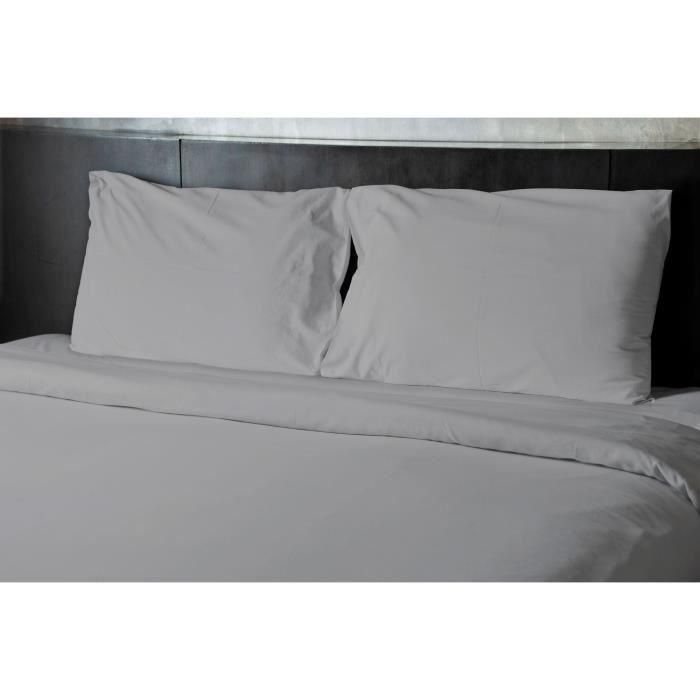 Sábana encimera - HOME LINGE PASSION - 240 x 300 cm - Gris claro 1 Sábana encimera - HOME LINGE PASSION - 240 x 300 cm - Gris claro 1