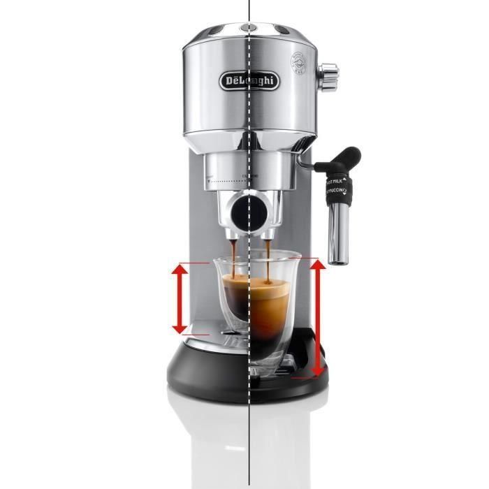 Delonghi EC 685.M Cafetera espresso Dedica Acero Inoxidable 15 bares, 1L, 1300W, Sistema Capuchino, 1 o 2 Tazas, Programable 2 Delonghi EC 685.M Cafetera espresso Dedica Acero Inoxidable 15 bares, 1L, 1300W, Sistema Capuchino, 1 o 2 Tazas, Programable 2